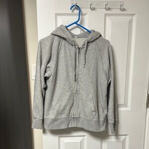 Gray Women's Zip-Up Hoodie